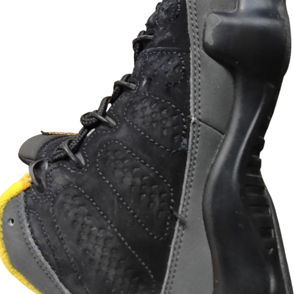 Jordan 9 Retro Dark Charcoal/University Gold | Size 5Y - Picture 6 of 7